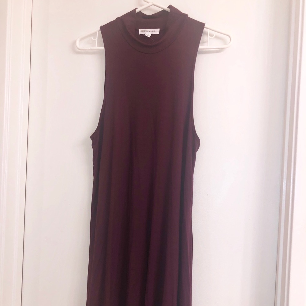 💫plum shift dress - Picture 3 of 4